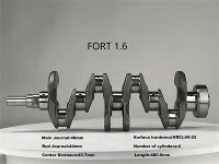 Bm5g6303 1.6T 포드에 적합한 크랭크축